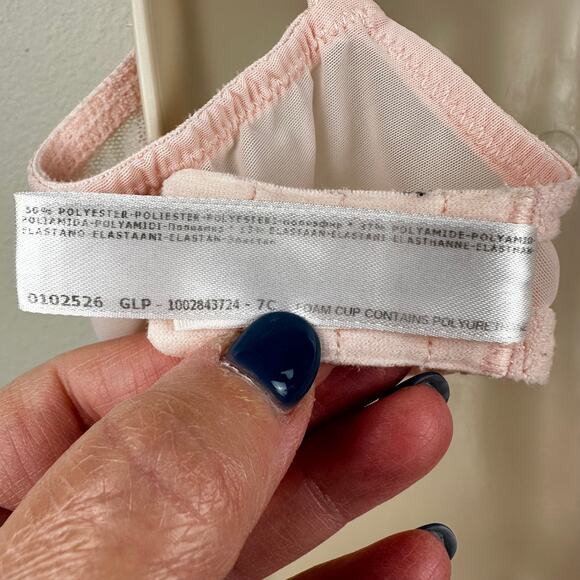 Marie Jo Leda Padded Plunge Bra Glossy Pink 36E - Picture 13 of 13